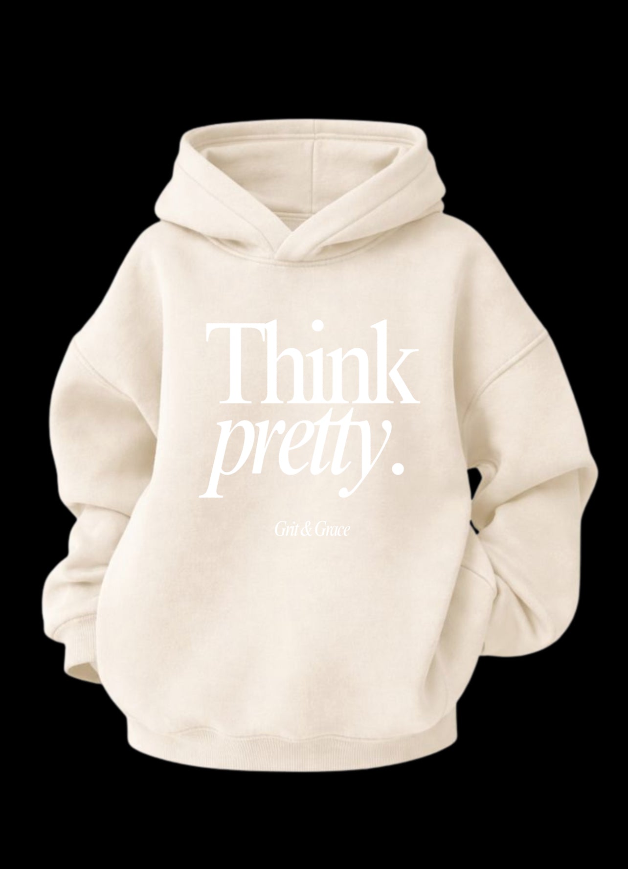Alter3d® Think Pretty. Heavyweight Hoodie